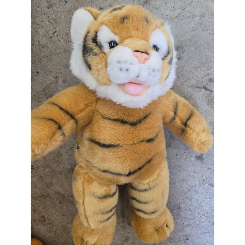 Build-A-Bear Bengal Tiger St. Louis Zoo Exclusive‎ Retired Rare Open Mouth Plush